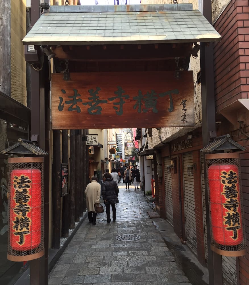 Hozenji Yokocho Sokağı