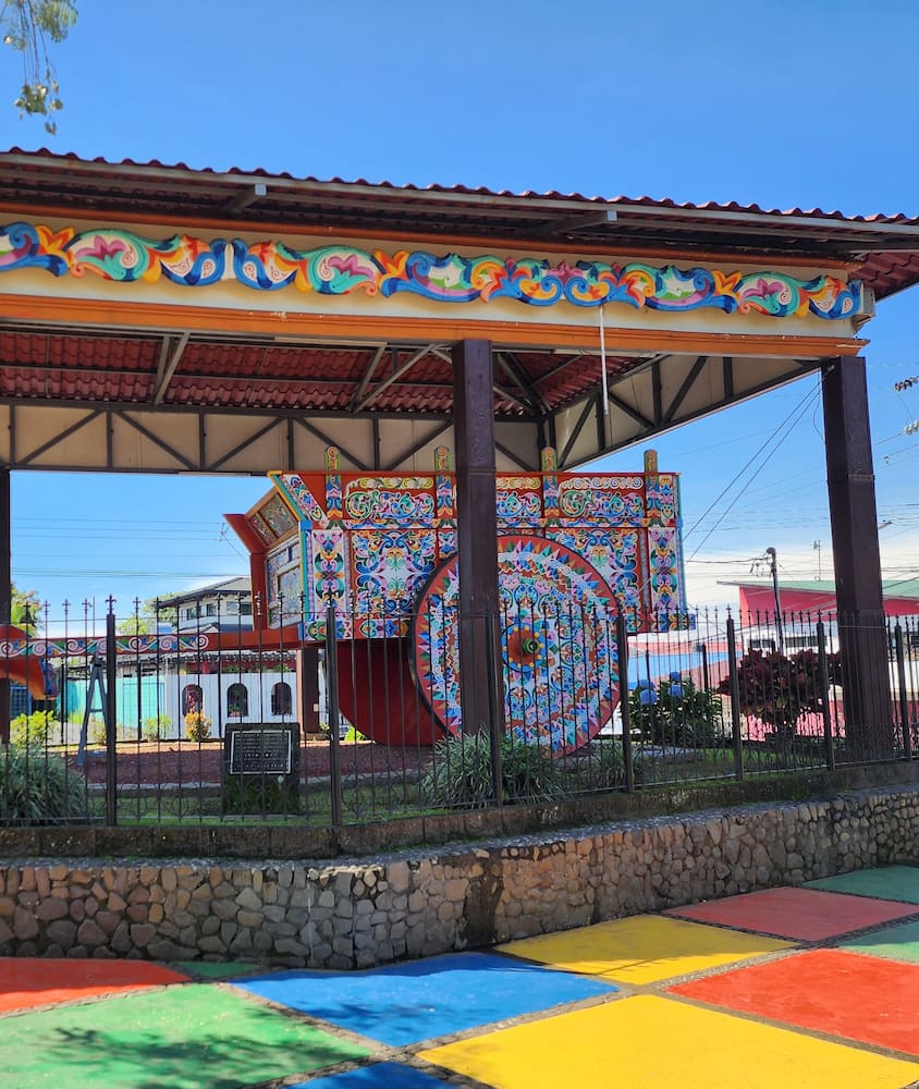 Oxcarts in Sarchí, Costa Rica