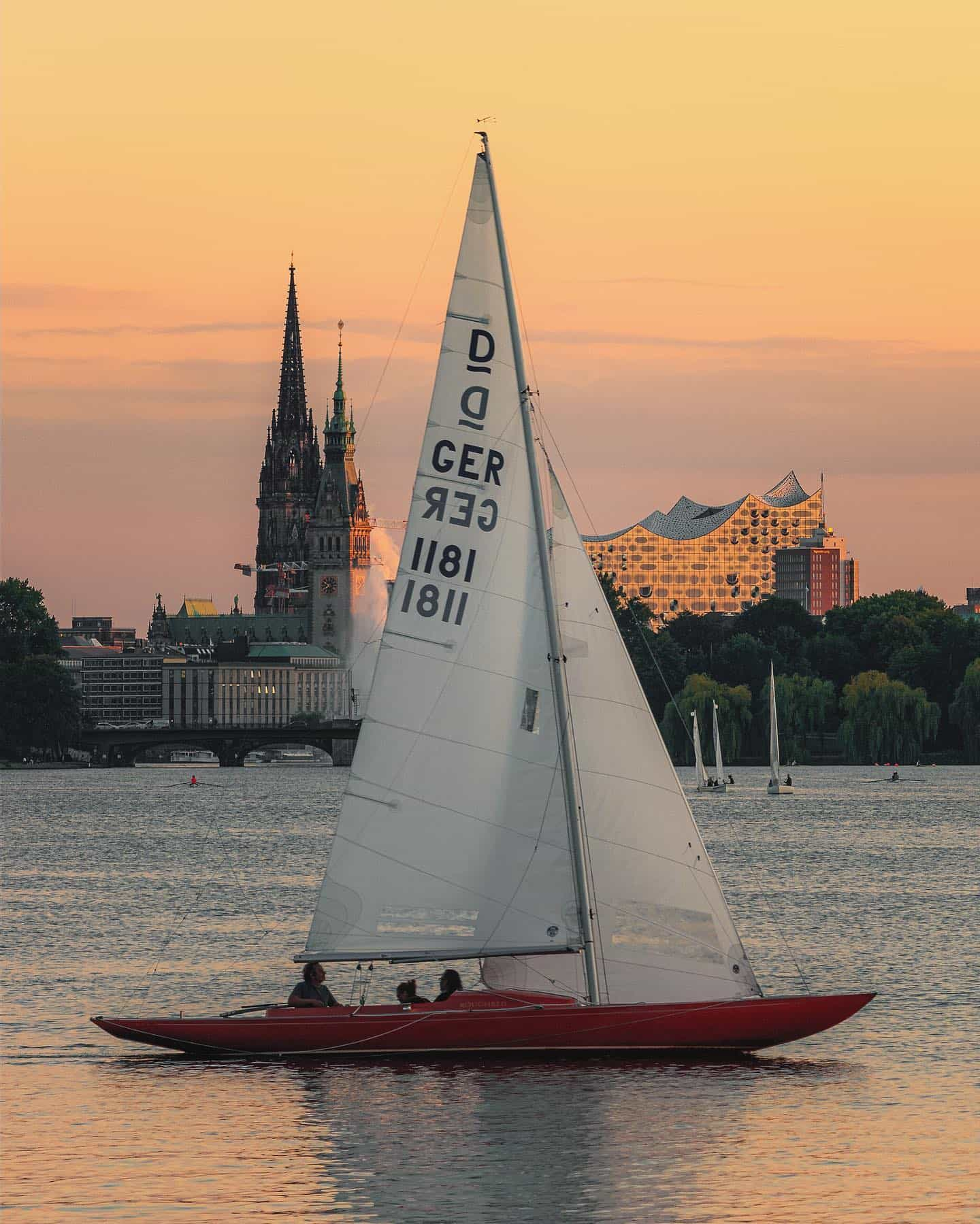 Harbor views, Hamburg, Germany