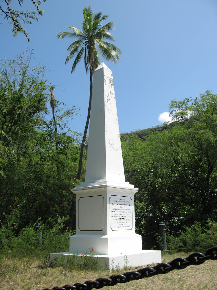 Captain Cook-monumentet, Hawaii