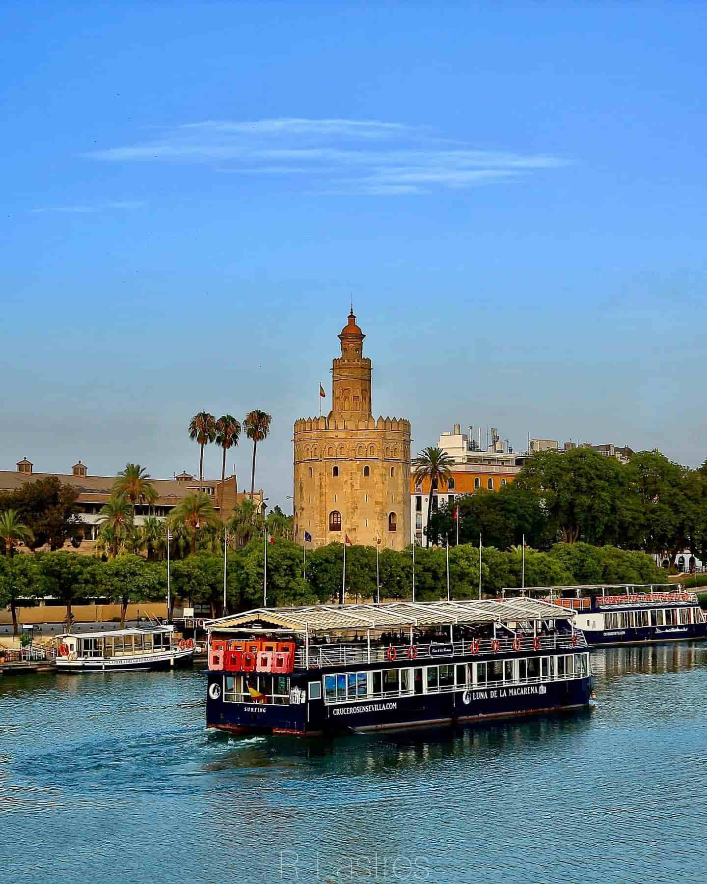 GuadalquivirRiver, Sevilla, İspanya