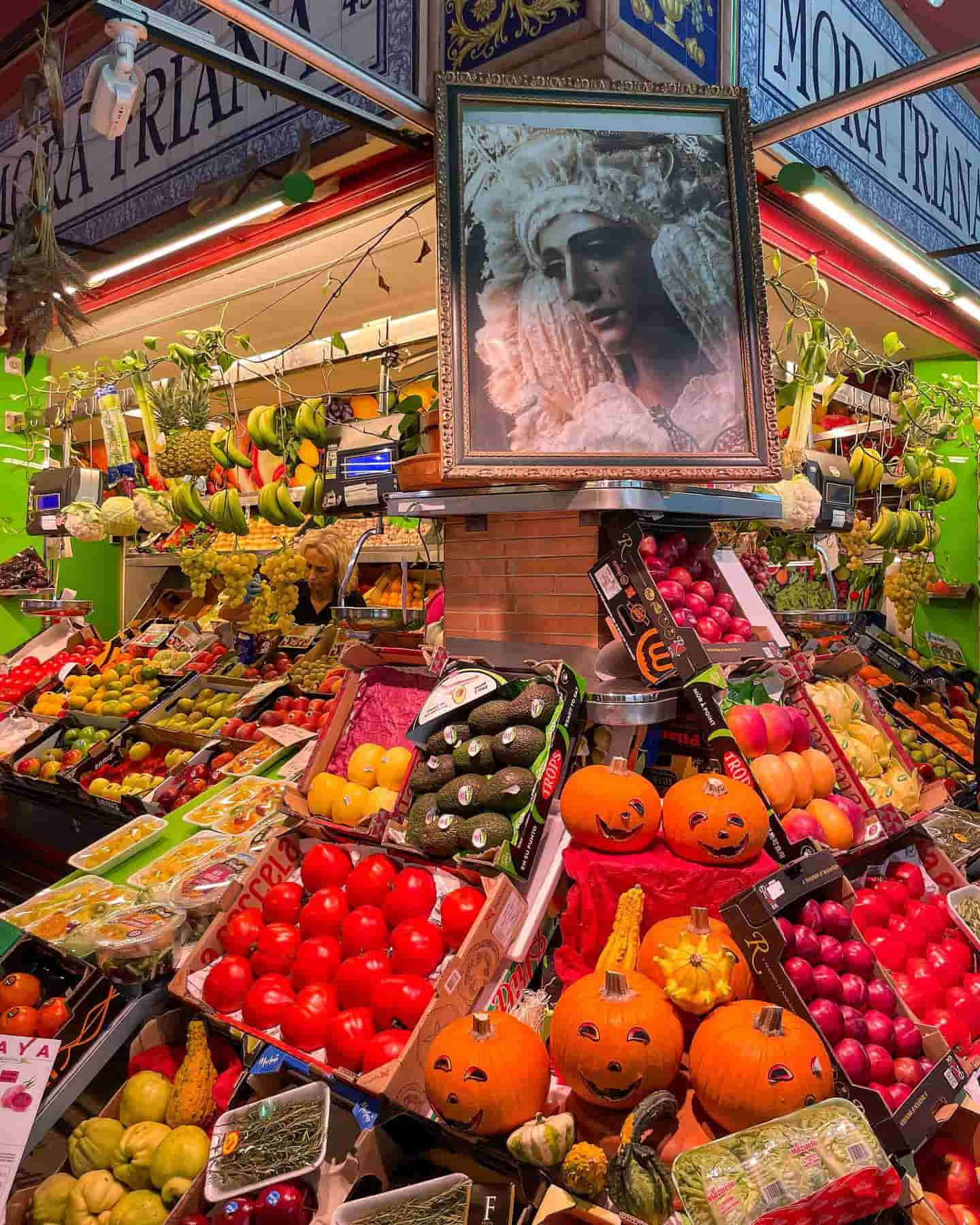 Mercado de Triana, Sevilla, İspanya